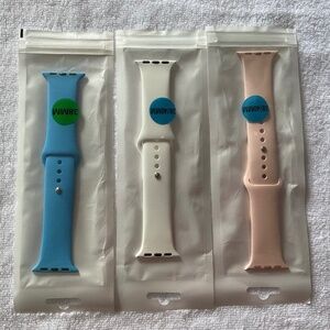 Replacement bands for Apple Watch - 3 pack